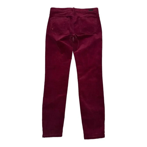 Kut From The Kloth Women’s Size‎ 6 Burgundy Corduroy Diana Skinny Jeans - Picture 2 of 7